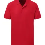 53952 - Poly Cotton Polo Men, red — productfoto 5