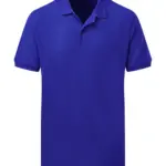 53952 - Poly Cotton Polo Men, royal blue — productfoto 4