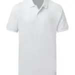 53952 - Poly Cotton Polo Men, white