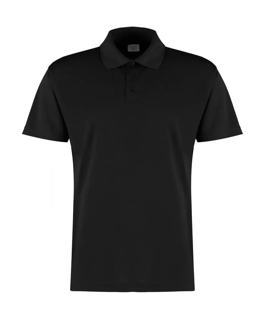 54211 - Regular Fit Cooltex® Plus Micro Mesh Polo, black — productfoto 2