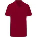 54952 - Cotton Polo Men, burgundy — productfoto 8