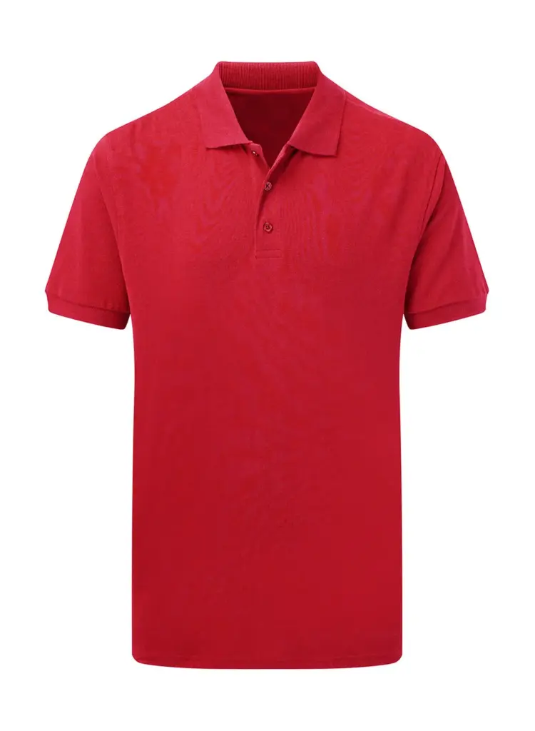 54952 - Cotton Polo Men, red — productfoto 7