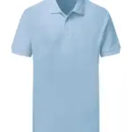 54952 - Cotton Polo Men, sky — productfoto 6