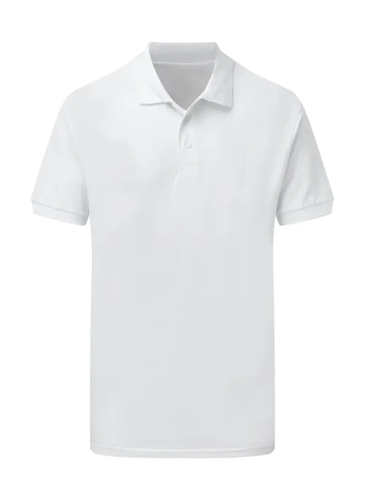 54952 - Cotton Polo Men, white