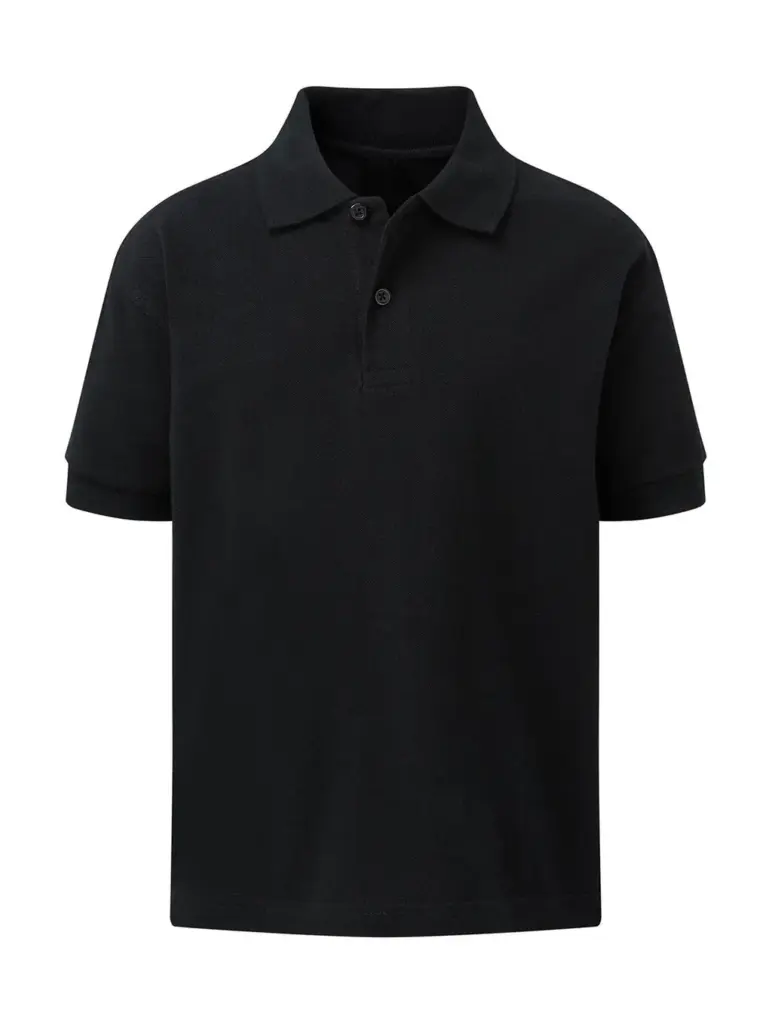 Kinder Poloshirt bedruckbar Baumwolle 200 g/m² — Produktfoto 2