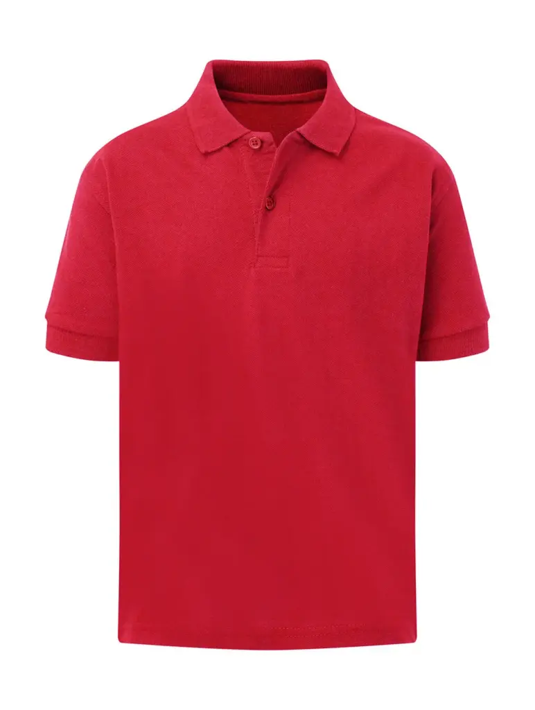 Kinder Poloshirt bedruckbar Baumwolle 200 g/m² — Produktfoto 5
