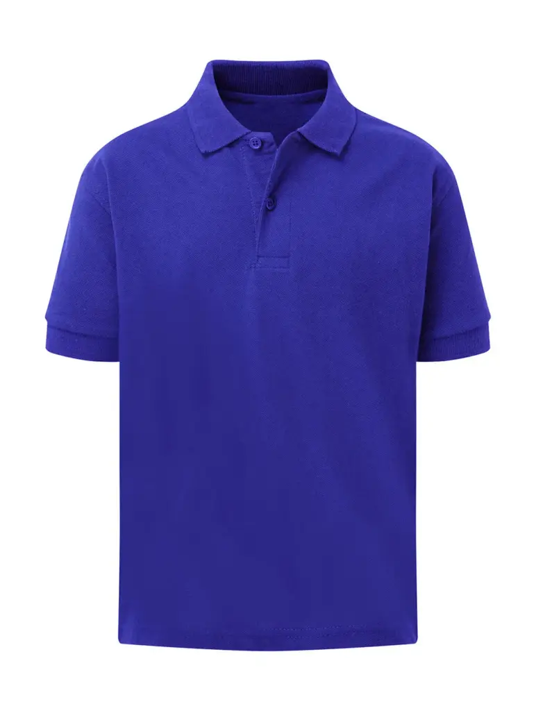 Kinder Poloshirt bedruckbar Baumwolle 200 g/m² — Produktfoto 4