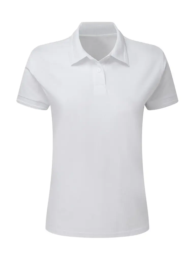 59352 - Poly Cotton Polo Women, white