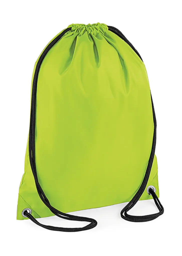 60129 - Budget Gymsac, lime green — productfoto 8