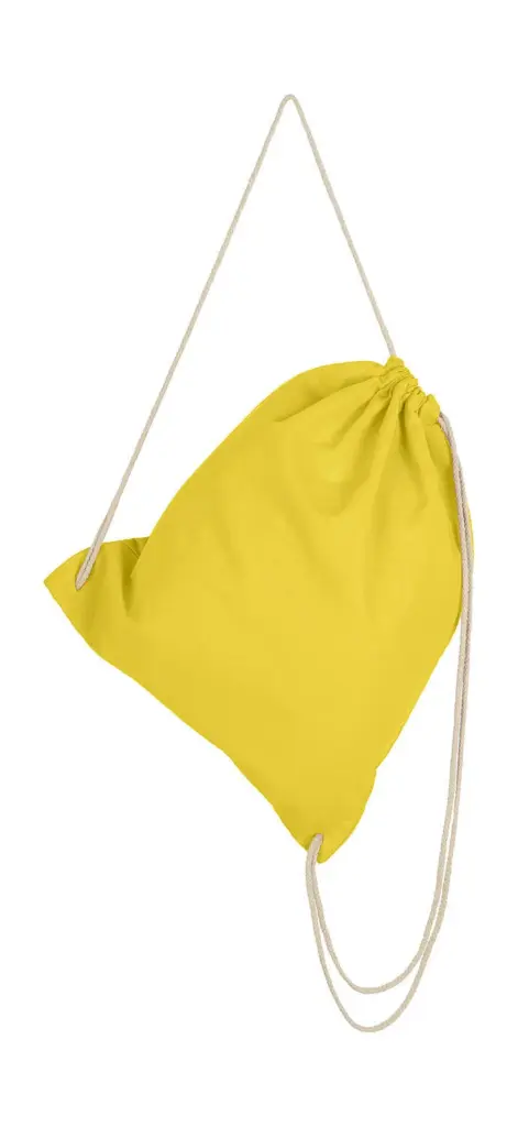 60257 - Cotton Drawstring Backpack, buttercup — productfoto 16