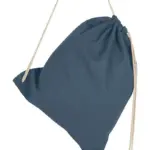 60257 - Cotton Drawstring Backpack, indigo blue — productfoto 8
