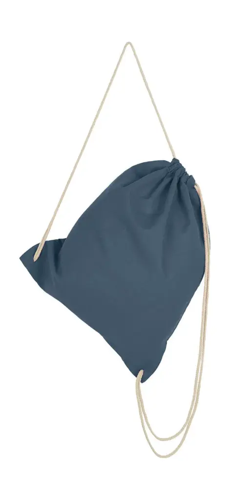 60257 - Cotton Drawstring Backpack, indigo blue — productfoto 8