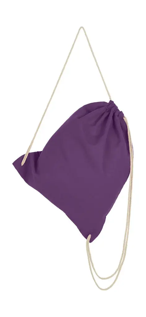 60257 - Cotton Drawstring Backpack, lilac — productfoto 9