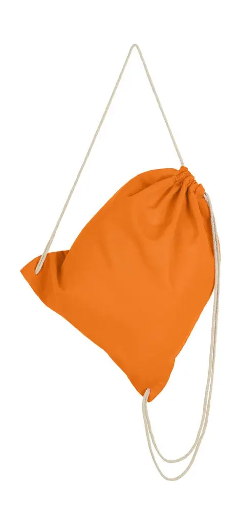 60257 - Cotton Drawstring Backpack, tangerine — productfoto 12