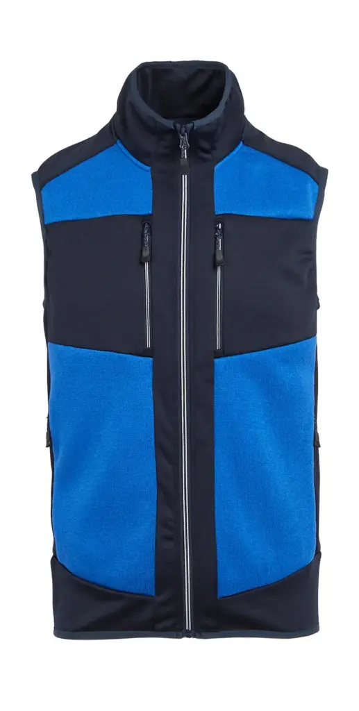 60417 - E-Volve Stretch Hybrid Midlayer Bodywarmer, strong blue/navy — productfoto 2