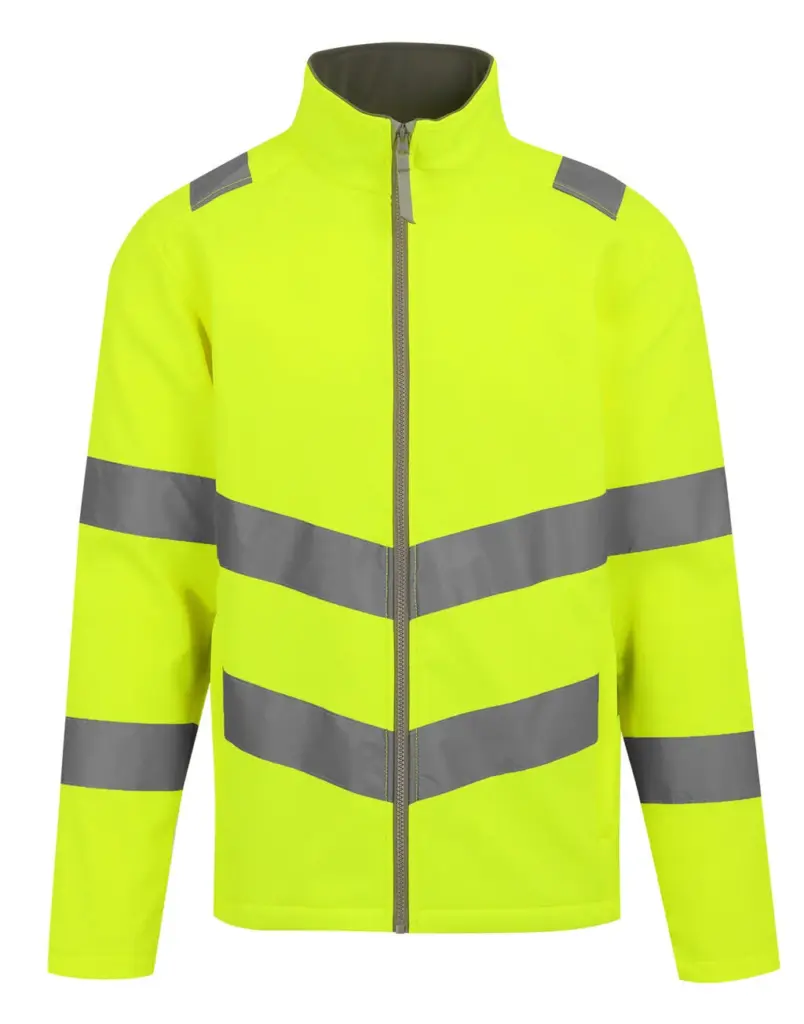 60617 - Pro Hi-Vis Ablaze Softshell, yellow — productfoto 2
