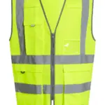 60817 - Pro Hi-Vis Executive Vest, yellow — productfoto 3
