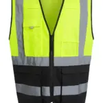 60817 - Pro Hi-Vis Executive Vest, yellow / black — productfoto 6