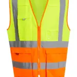 60817 - Pro Hi-Vis Executive Vest, yellow / orange — productfoto 5
