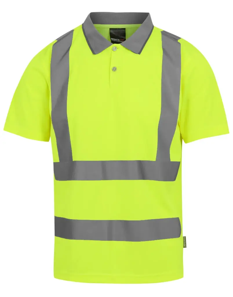 61317 - Pro Hi-Vis Polo, yellow — productfoto 2