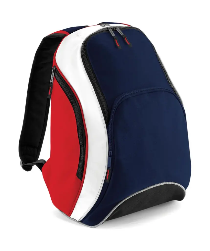61729 - Teamwear Backpack, french navy/classic red/white — productfoto 4
