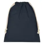62657 - Cotton Stuff Bag, dark blue — productfoto 3