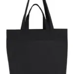 62957 - Double Handle Gusset Bag, black — productfoto 3