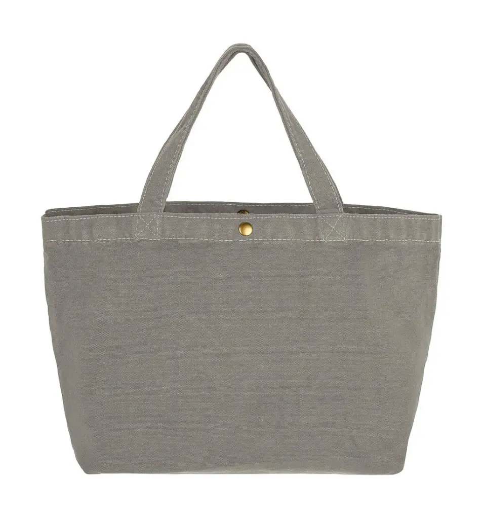 63457 - Small Canvas Shopper, neutral grey — productfoto 2