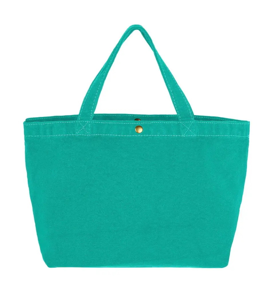 63457 - Small Canvas Shopper, seafoam — productfoto 8