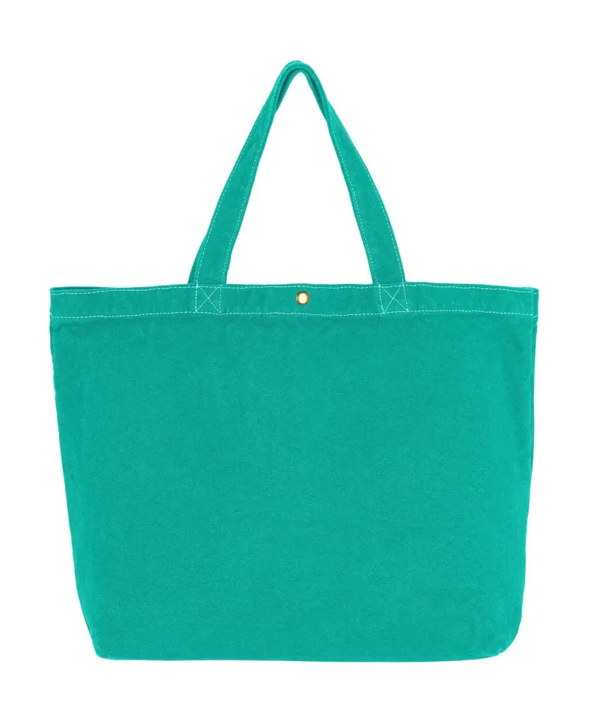 63657 - Large Canvas Shopper, seafoam — productfoto 5