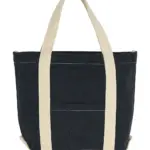 63857 - Canvas Denim Shopper, black stonewash/natural