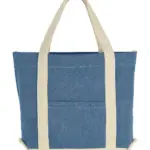 63857 - Canvas Denim Shopper, dark blue stonewash/natural — productfoto 2