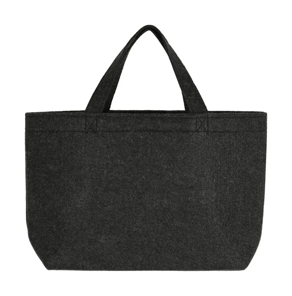 63957 - Small Felt Shopper, charcoal melange