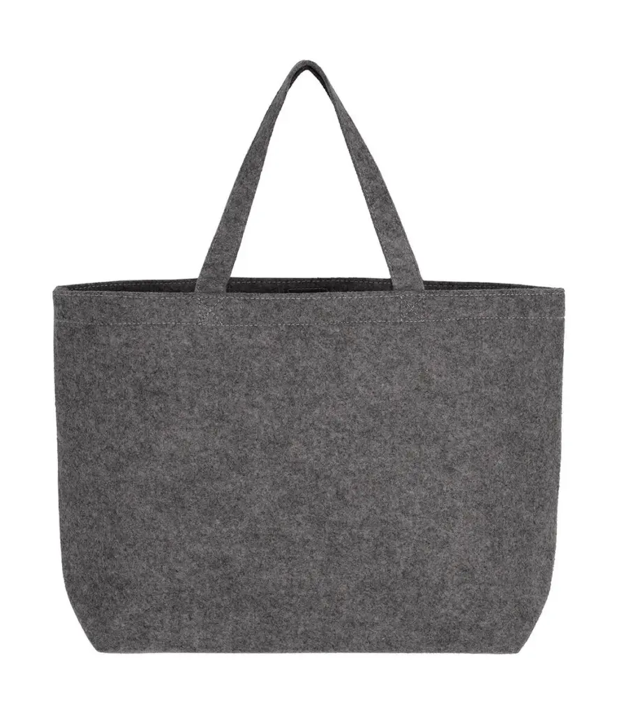 64057 - Large Felt Shopper, grey melange — productfoto 2