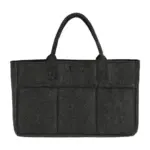 64157 - Pocket Felt Shopper, charcoal melange