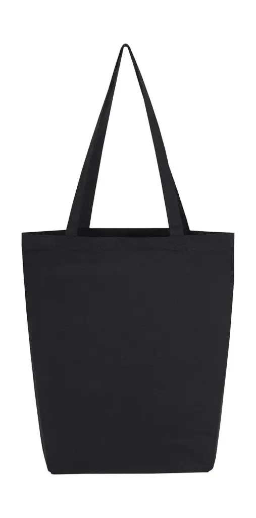 64357 - Baby Canvas Cotton Bag LH with Gusset, black — productfoto 2