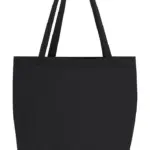 64557 - Cotton Bag LH with Gusset, black — productfoto 2