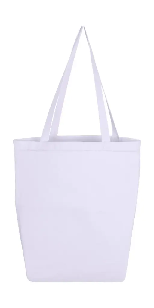 64557 - Cotton Bag LH with Gusset, snowwhite