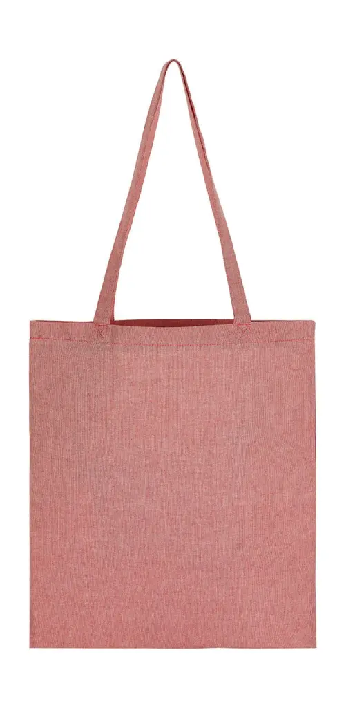 671_57_402_f-2023_01jpg - Hidalgo-werbeartikel 67157 - Recycled Cotton/Polyester Tote LH, red heather — productfoto 5