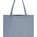 671_57_302_f-2023_01jpg - Hidalgo-werbeartikel 67157 - Recycled Cotton/Polyester Tote LH, royal heather — productfoto 4