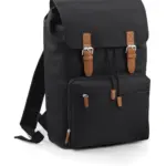 67329 - Vintage Laptop Backpack, black