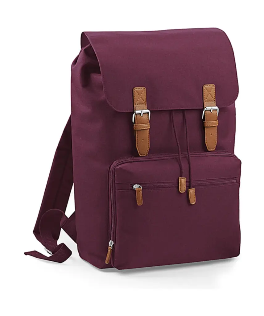 67329 - Vintage Laptop Backpack, burgundy — productfoto 4