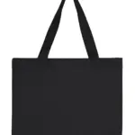 67557 - Canvas Wide Shopper with Fold LH, black