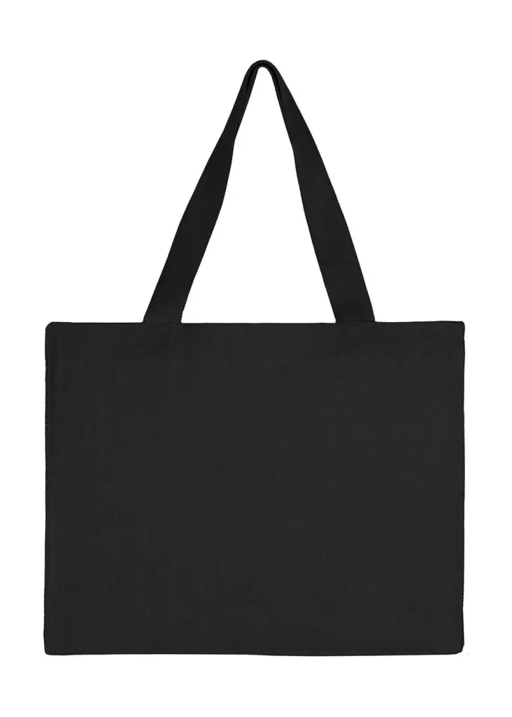 67557 - Canvas Wide Shopper with Fold LH, black