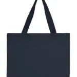 67557 - Canvas Wide Shopper with Fold LH, dark blue — productfoto 2