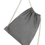 67757 - Recycled Cotton/Polyester Backpack DD, black heather — productfoto 2