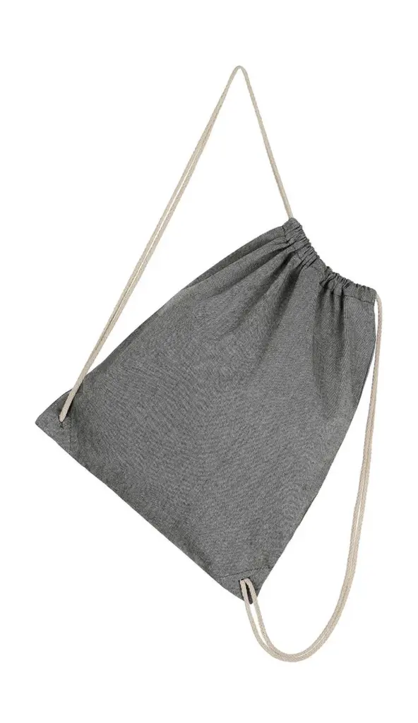 67757 - Recycled Cotton/Polyester Backpack DD, black heather — productfoto 2