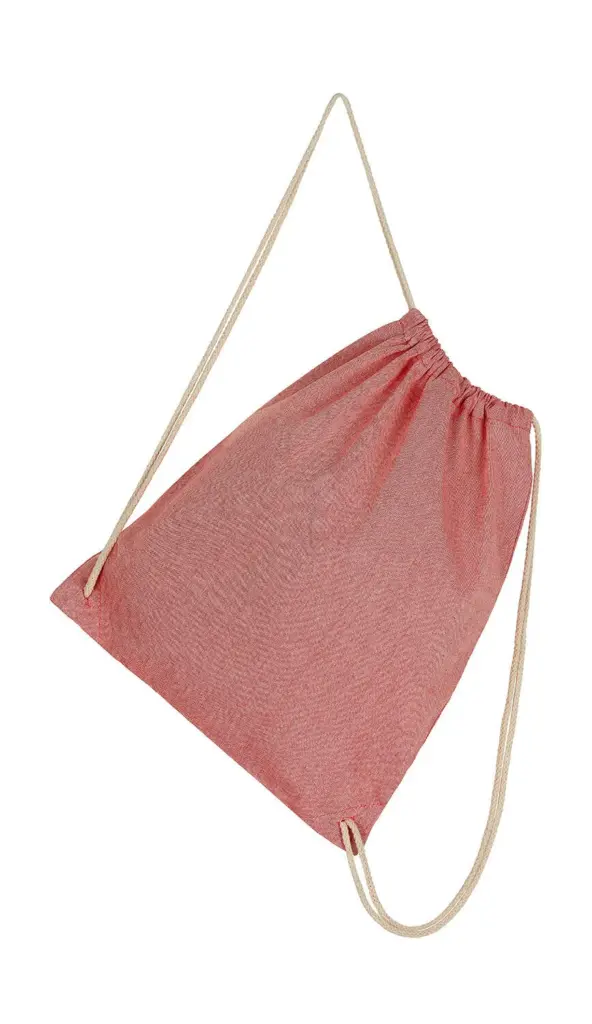 67757 - Recycled Cotton/Polyester Backpack DD, red heather — productfoto 5
