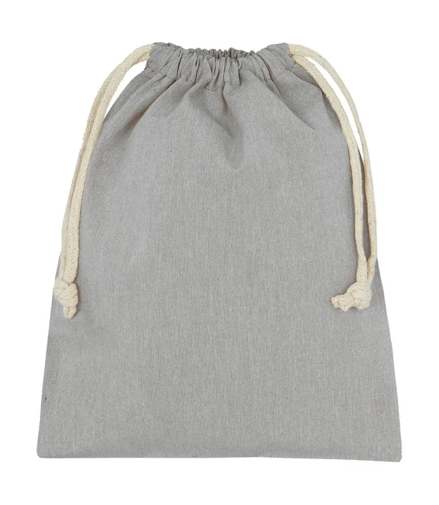 68257 - Recycled Cotton/Polyester Stuff Bag, grey heather — productfoto 3