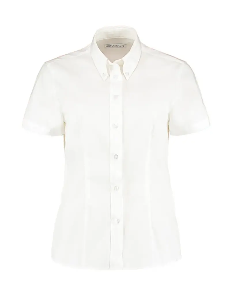 70111 - Women's Tailored Fit Premium Oxford Shirt SSL, white